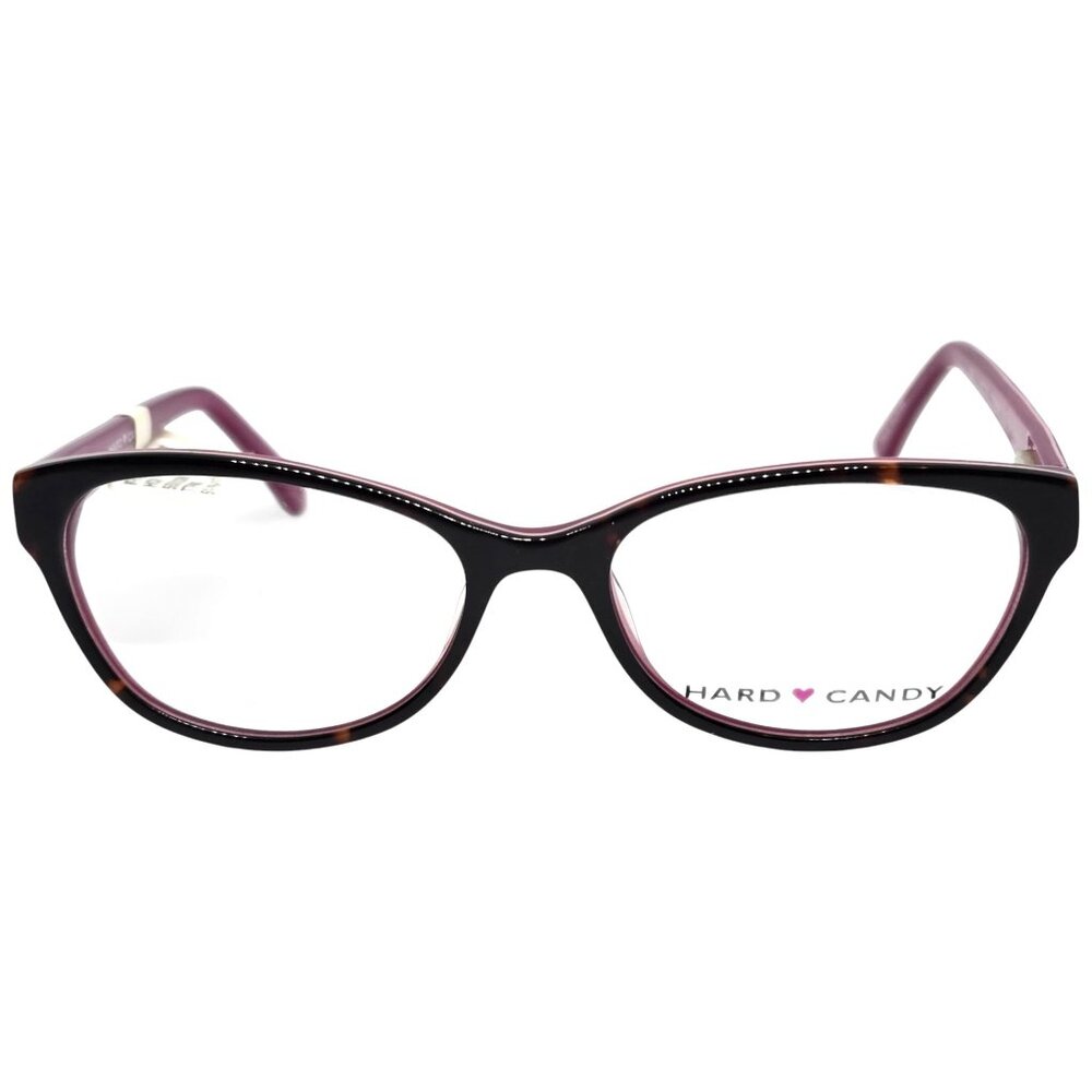 Hard Candy Womens Cat Eye Glasses Frames Tortoise & Pink Acetate‎ 51-16-135 HC09